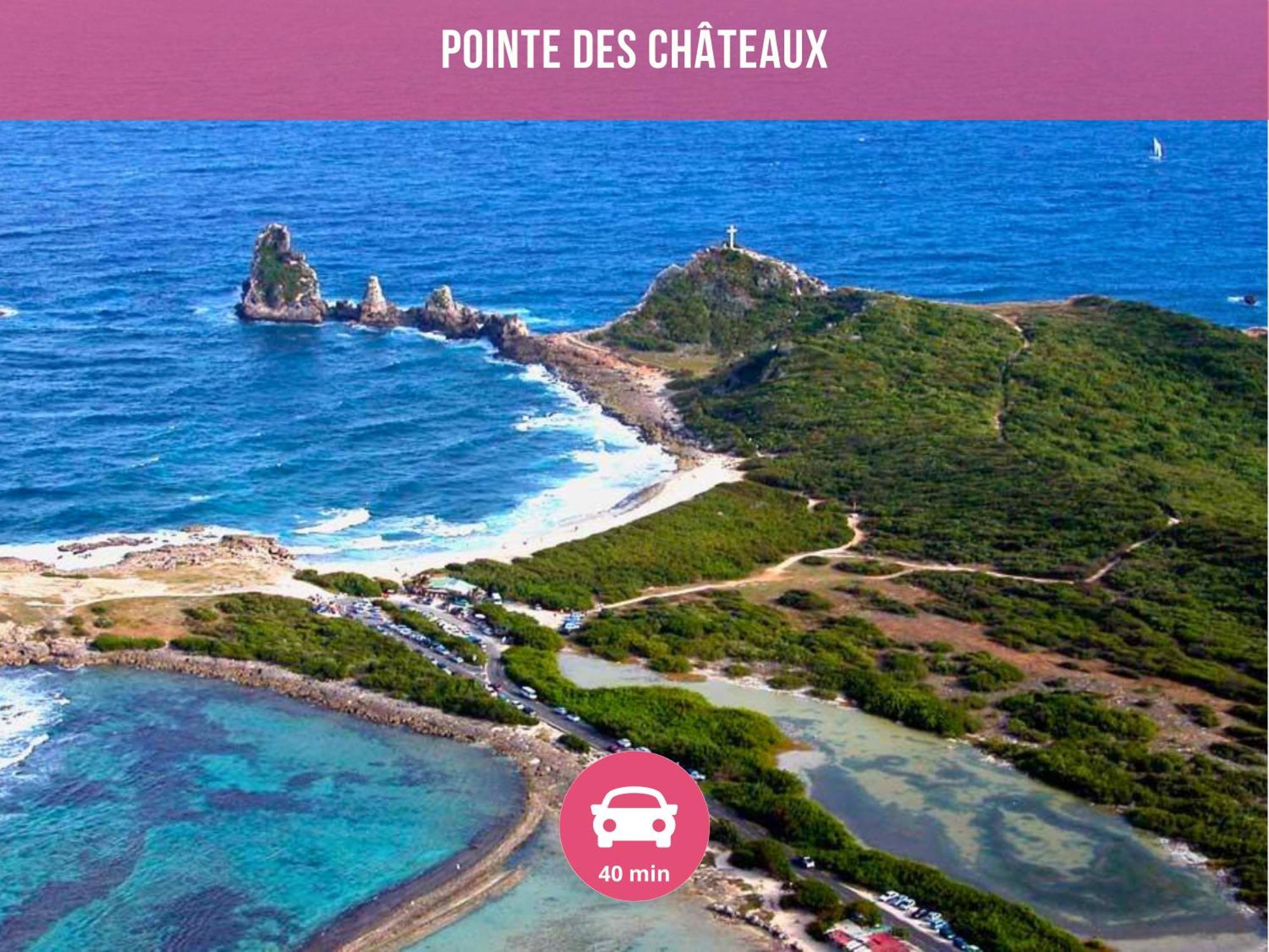 Le Sable Bleu - Evasion Tropicale A Sainte-Anne - Plage 5Min - Piscine - Parking - Logement Climatise - Vue Sur Les Palmiers - Parfait Pour Sejours En Famille Ou Entre Amis Exteriör bild