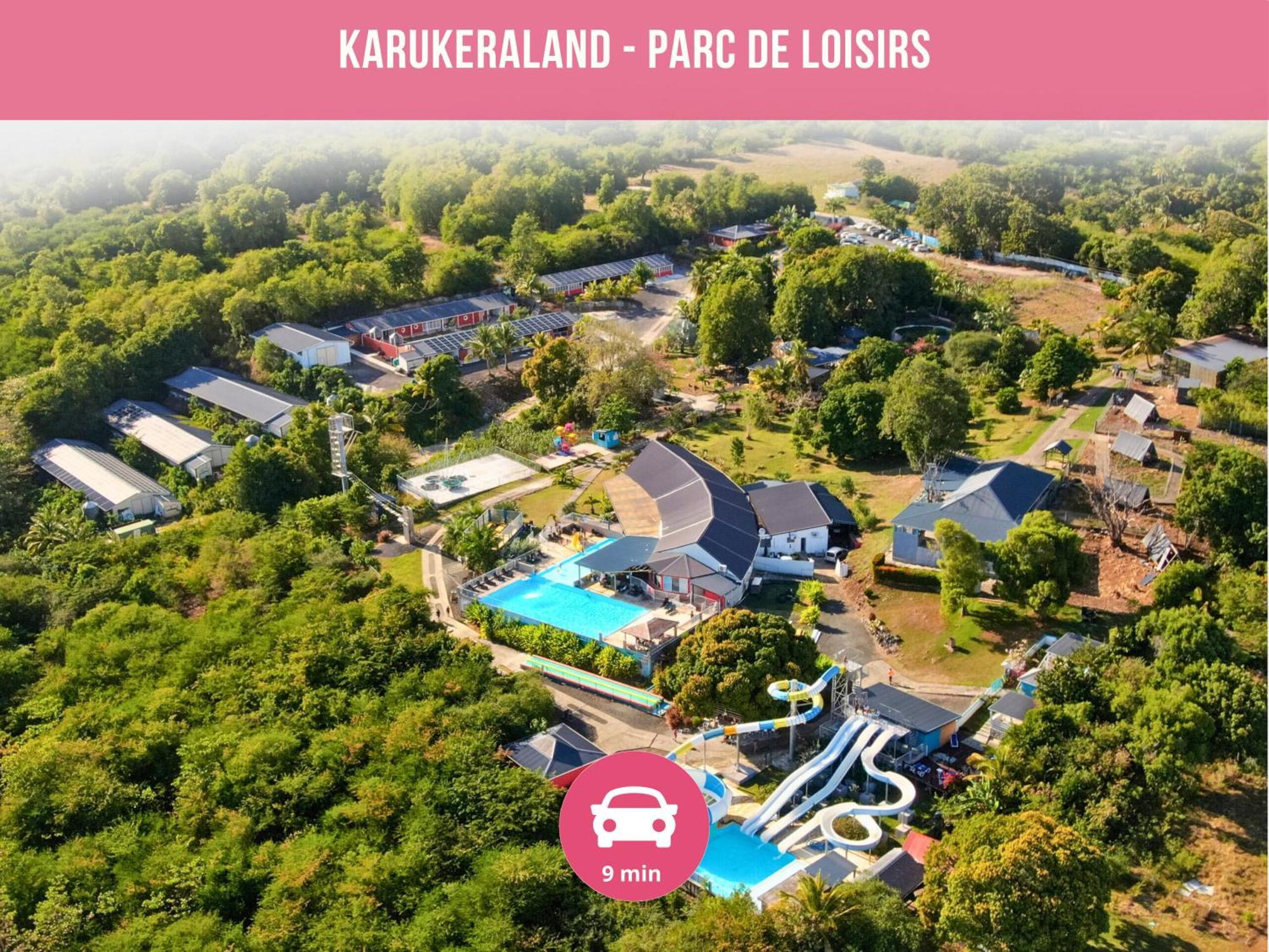 Le Sable Bleu - Evasion Tropicale A Sainte-Anne - Plage 5Min - Piscine - Parking - Logement Climatise - Vue Sur Les Palmiers - Parfait Pour Sejours En Famille Ou Entre Amis Exteriör bild