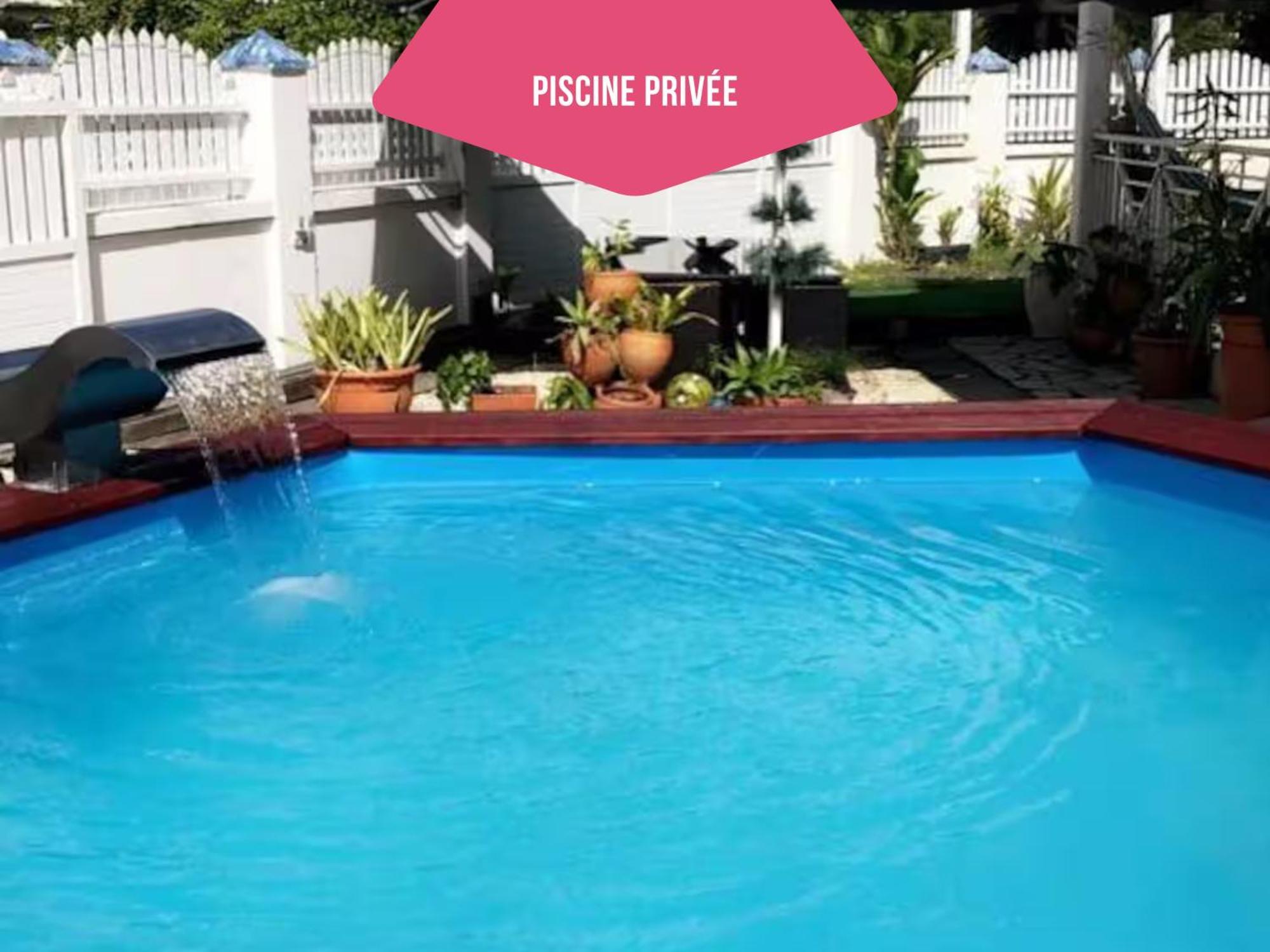 Le Sable Bleu - Evasion Tropicale A Sainte-Anne - Plage 5Min - Piscine - Parking - Logement Climatise - Vue Sur Les Palmiers - Parfait Pour Sejours En Famille Ou Entre Amis Exteriör bild